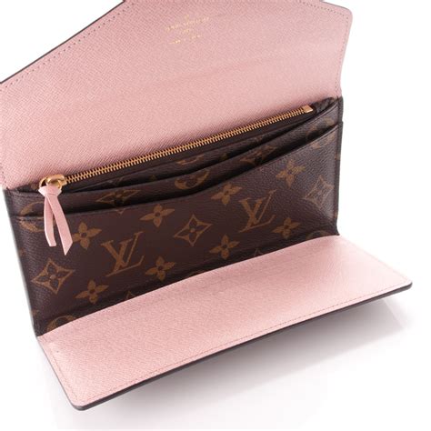 louis vuitton rose ballerine wallet|louis vuitton wallet.